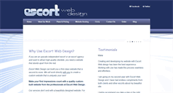 Desktop Screenshot of escortwebdesign.com